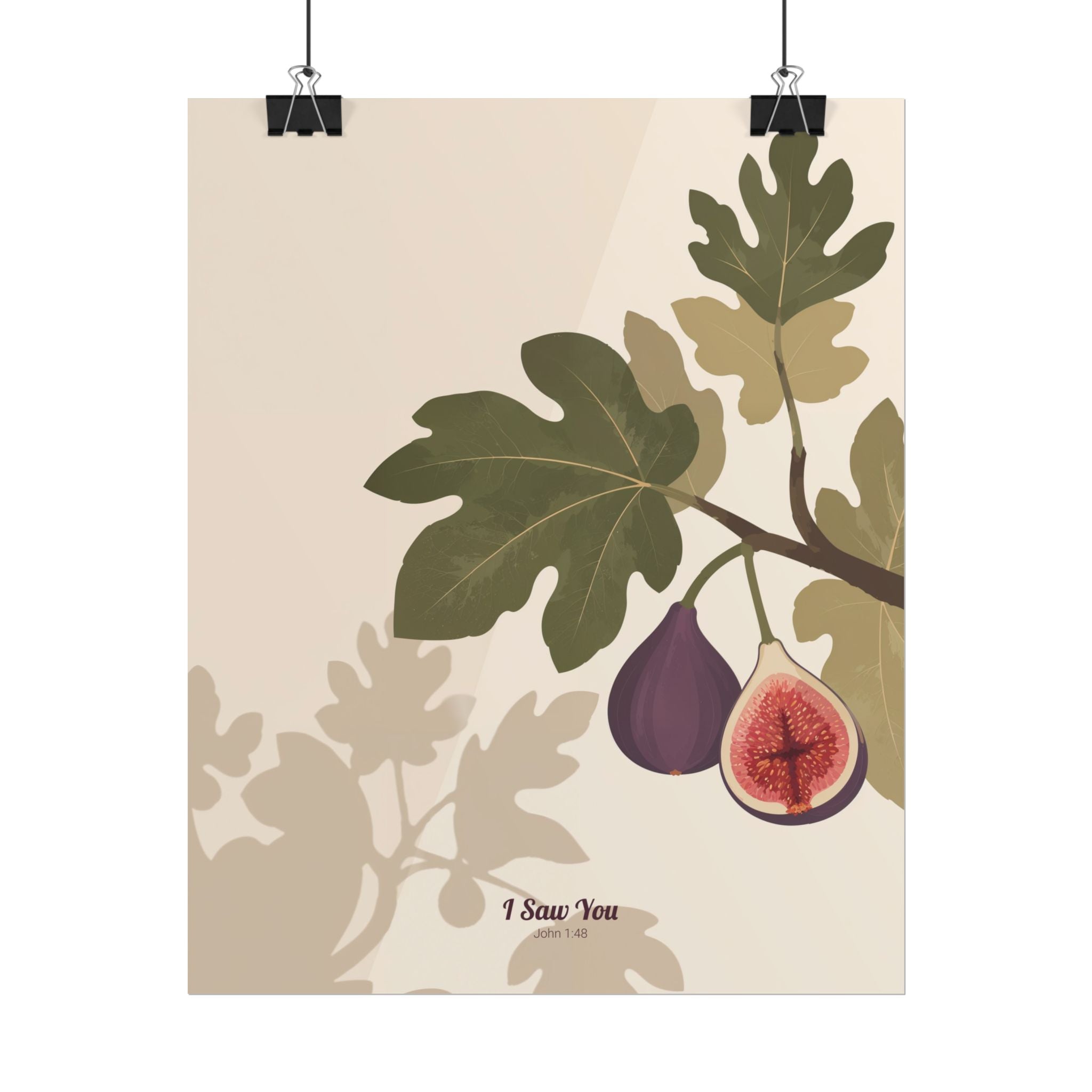 I Saw You Fig Print | Christian Wall Art | John 1:48