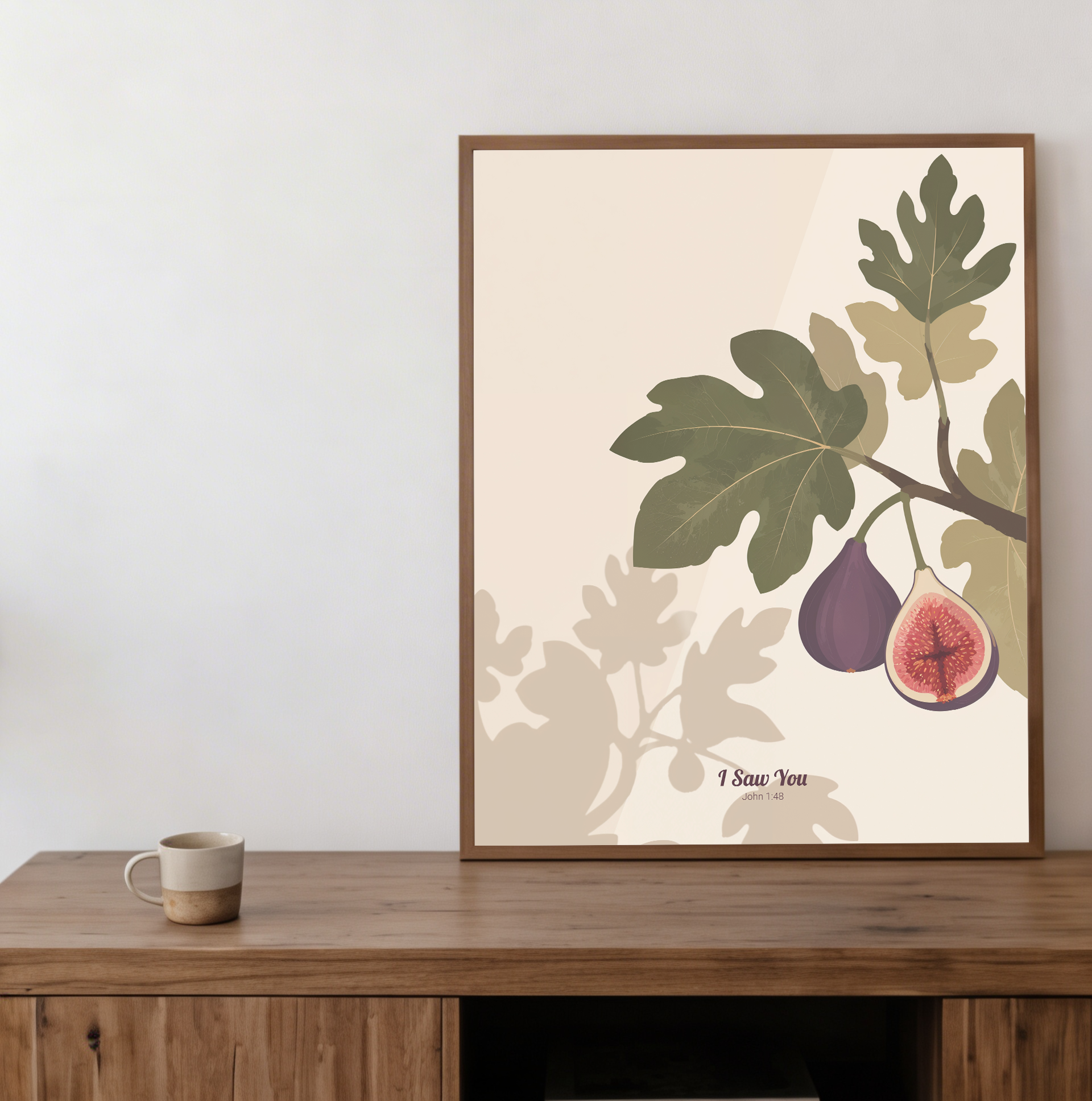 I Saw You Fig Print | Christian Wall Art | John 1:48