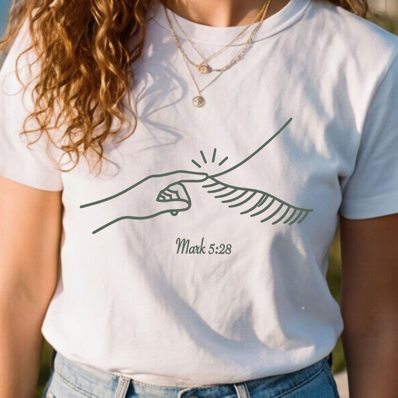 Mark 5:28 Faith Healing PNG, Commercial Use Digital Download